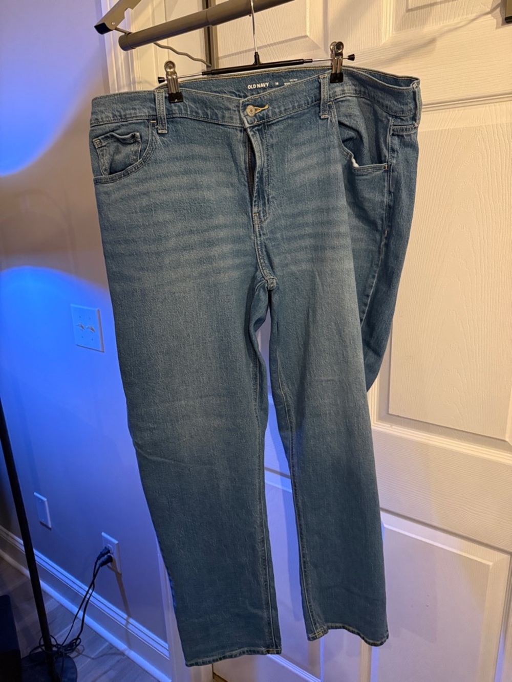 Old Navy Men’s Light Blue Straight Jeans - Classic Denim